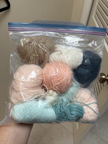 Fingering Weight Yarn Leftovers