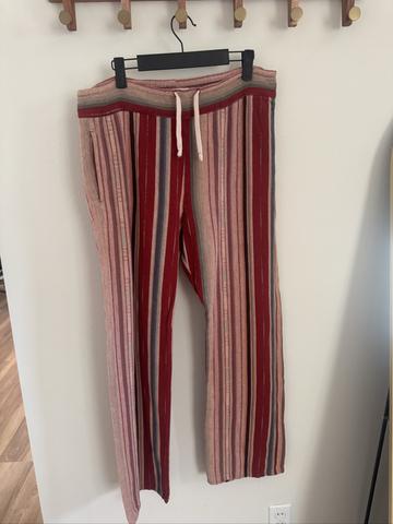 Fethiye Hand-loomed Coastal Stripe pants