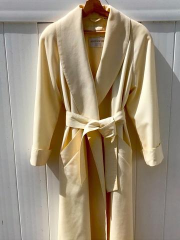 Baby Yellow/ Cream Overcoat with Detachable Liner