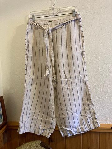 Striped linen pants (fits M-L)