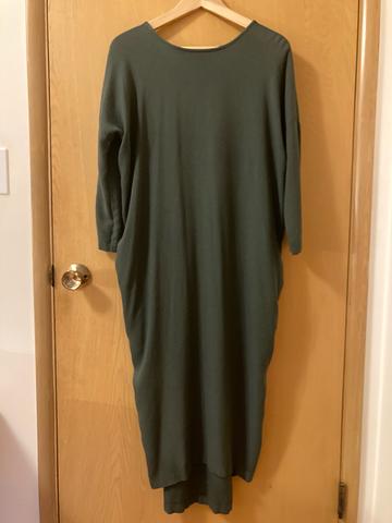 Pleated Cocoon Dress
