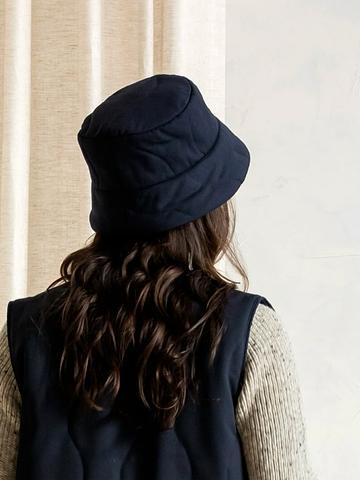 Quilted bucket hat