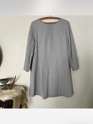 Linen fox dress