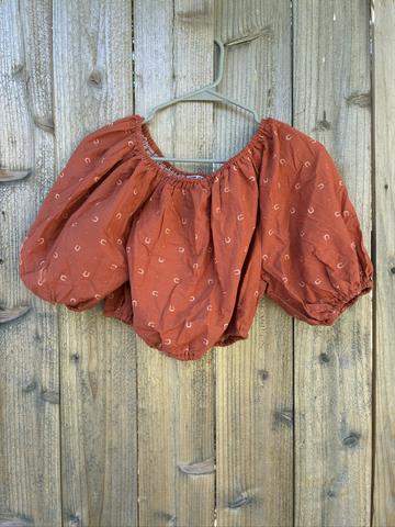 Cowgirl crop top