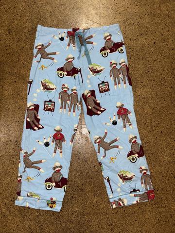 Sock monkey flannels