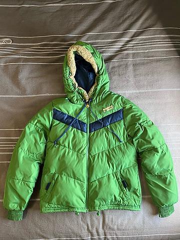green/navy original sport puffer coat