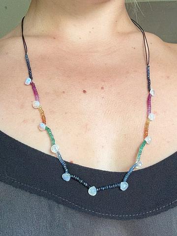 Just beyond primary slip-over necklace