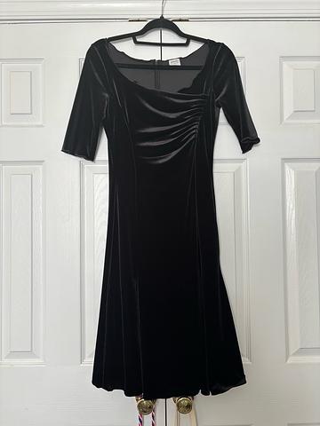 Black Velvet Dress