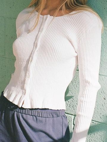 Pointelle Cardigan