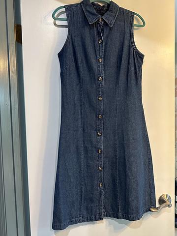Sleeveless Denim Dress