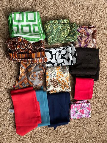 Neck scarves