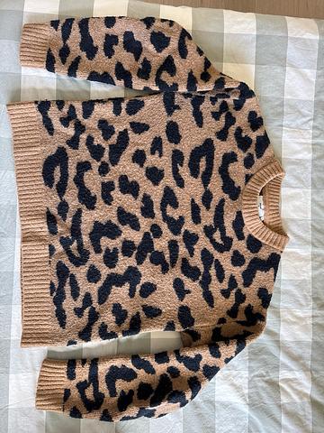 Leopard print sweater