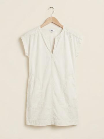 Oversized Linen Blend Mini Dress