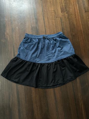 Mesh jersey skirt