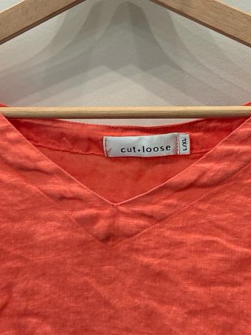 Linen oversized top