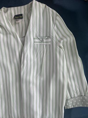 Stuart alan striped open shirt