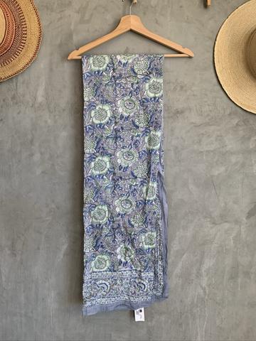 Block printed scarf/throw