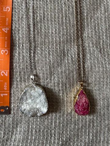 Crystal necklaces