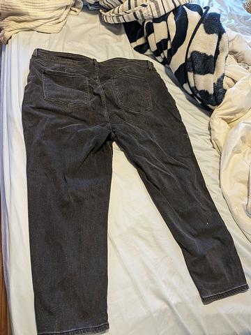 Soft black jeans