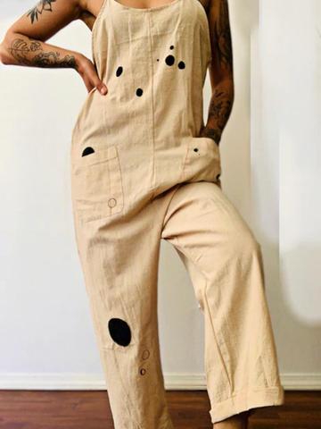 Polka dot jumpsuit