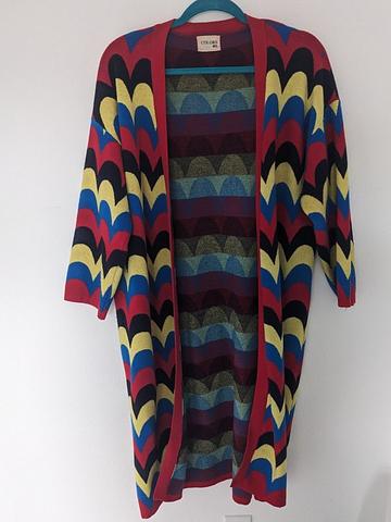 Amazing Technicolor Dream Sweater!
