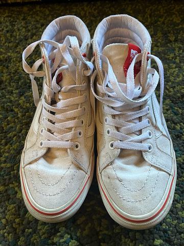 rainbow soled high tops