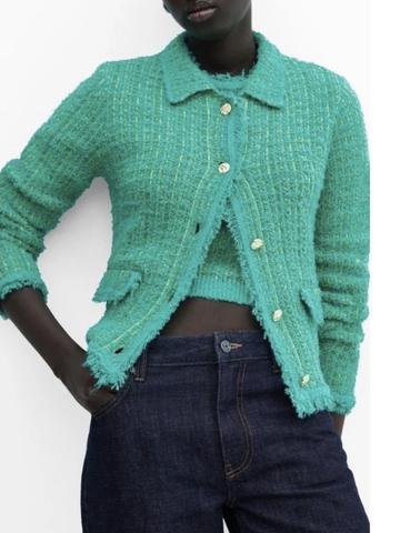 Tweed Cardigan & Shell Set
