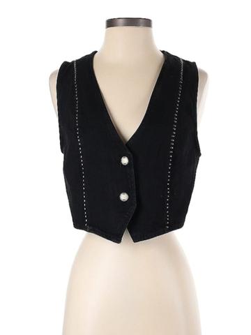 Black Studded vest