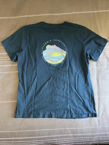 teal cotton t-shirt
