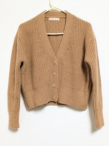 Ribbed Wool Cardigan