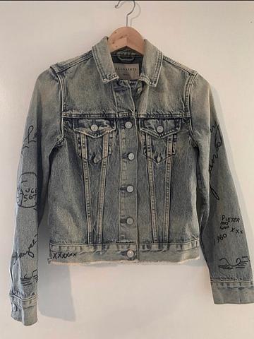 Embroidered denim jacket