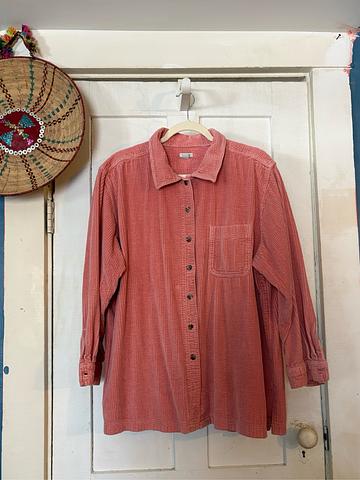 Pink Corduroy button down