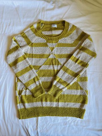 Cotton eyelet sweater