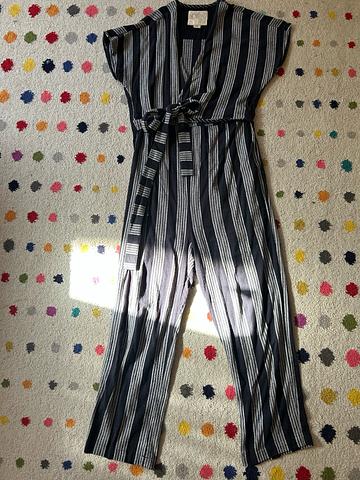 Faux-wrap jumpsuit