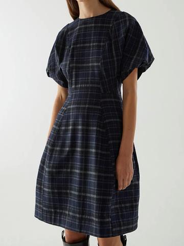 dolman sleeved midi dress