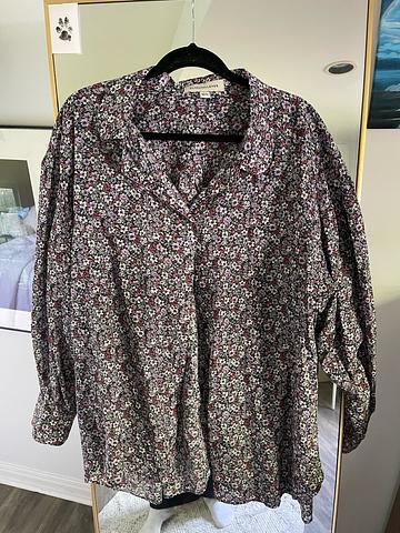 Eliza Faulkner Floral Blouse