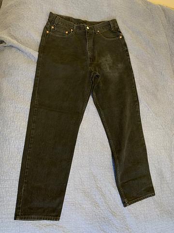 Black Denim Relaxed Fit