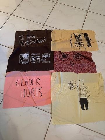 Silkscreened patches