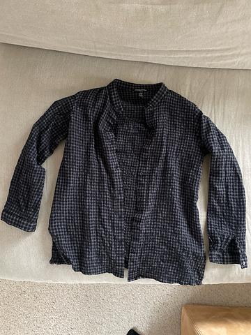 wool button down