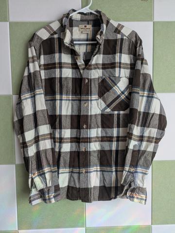 Flannel Button Down Shacket