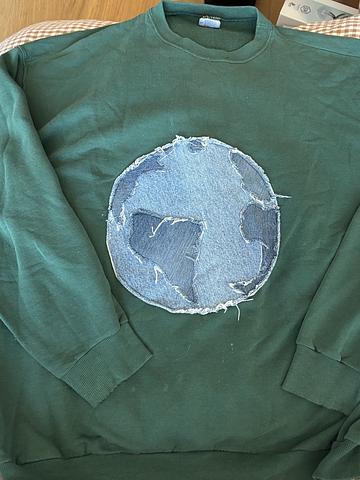 Distressed Earth Sweatshirt