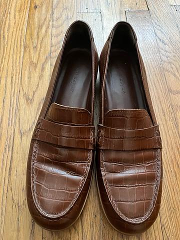 Croc embossed loafers