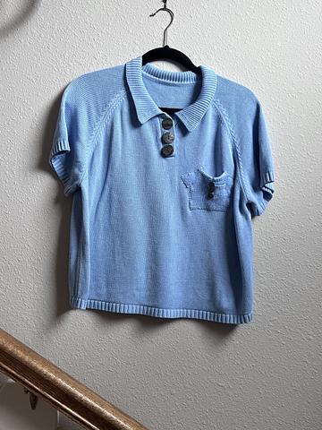 Knit polo