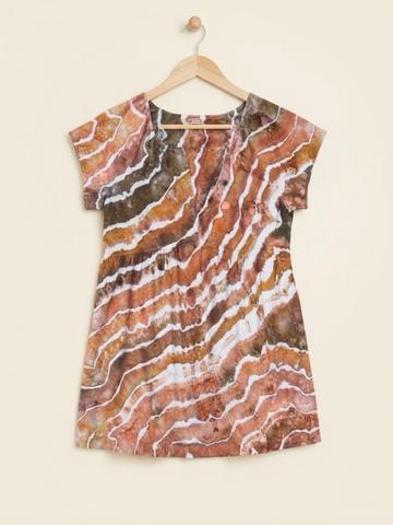 100% Cotton Ice Dyed Dress