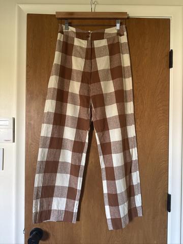 Silk Fly Front Pants