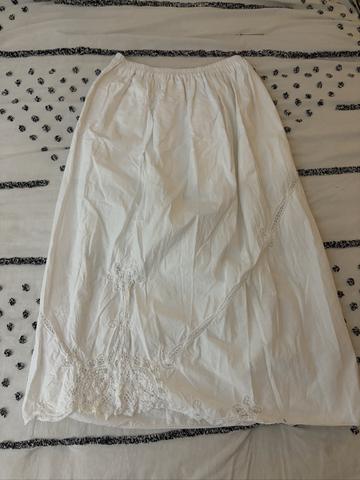 Upcycled Lace Tablecloth Skirt