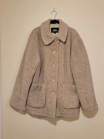 Oversized fuzzy jacket