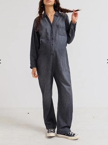 The Everyday Nursing Denim Jumpsuit