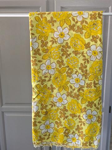 Vintage Yellow Floral