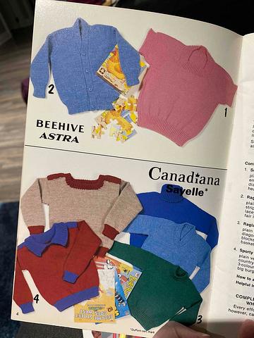 Vintage Patons pattern books